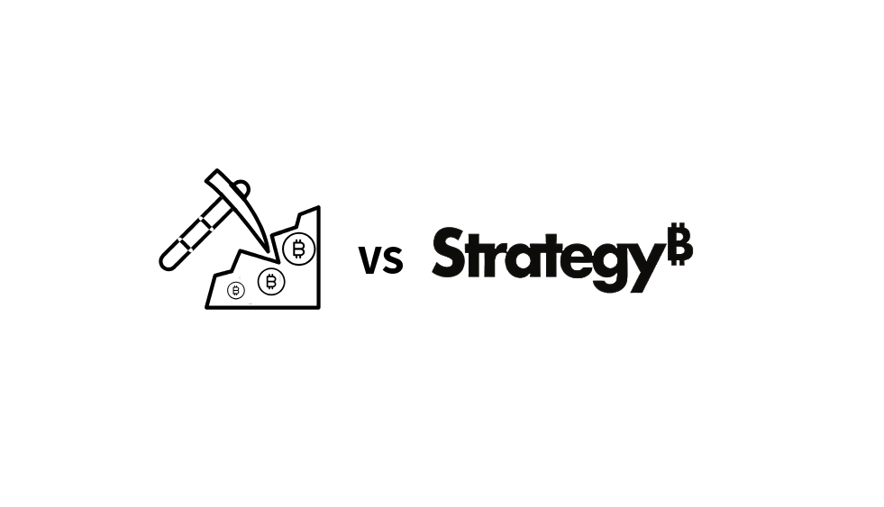Mining vs MSTR